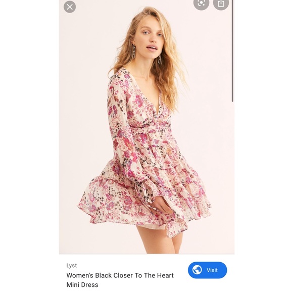 FREE PEOPLE Closer to the heart mini dress - Picture 3 of 4